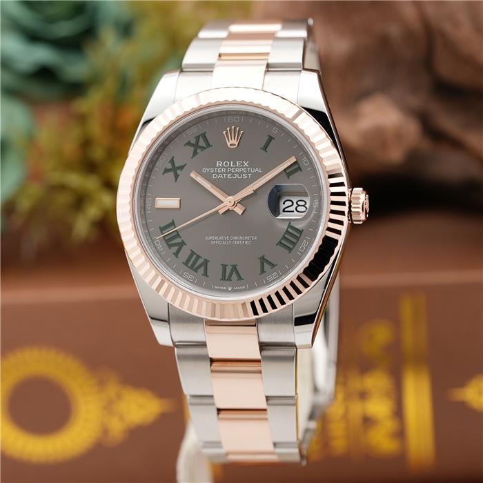 ROLEX ロレックス デイトジャスト 41 126331 スレートローマ オイスターブレスレット
