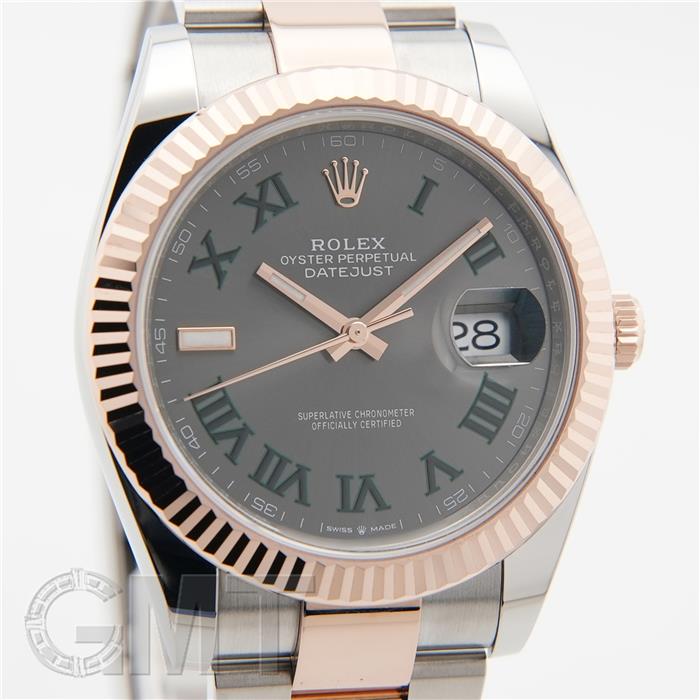 ROLEX ロレックス デイトジャスト 41 126331 スレートローマ オイスターブレスレット