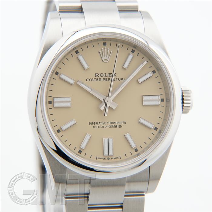 ROLEX ロレックス オイスターパーペチュアル 41 134300 ベージュ