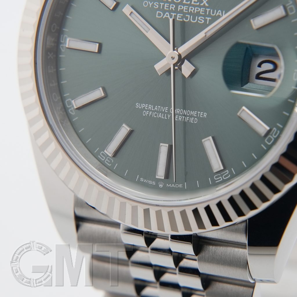 ROLEX ロレックス デイトジャスト 41 126334 ミントグリーン ジュビリーブレスレット