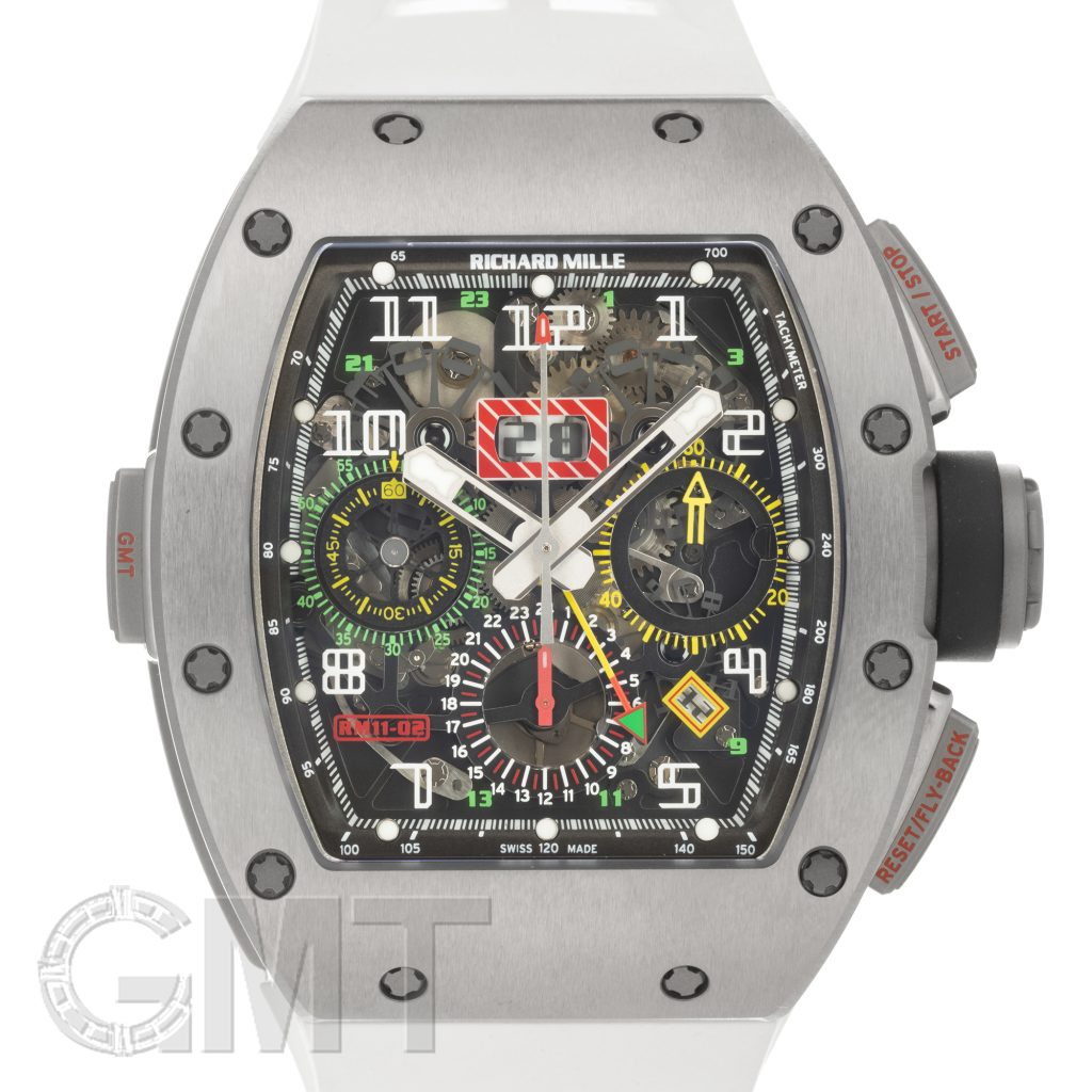 RICHARD MILLE オートマチック RM11-02 フライバッククロノグラフ デュアルタイムゾーン