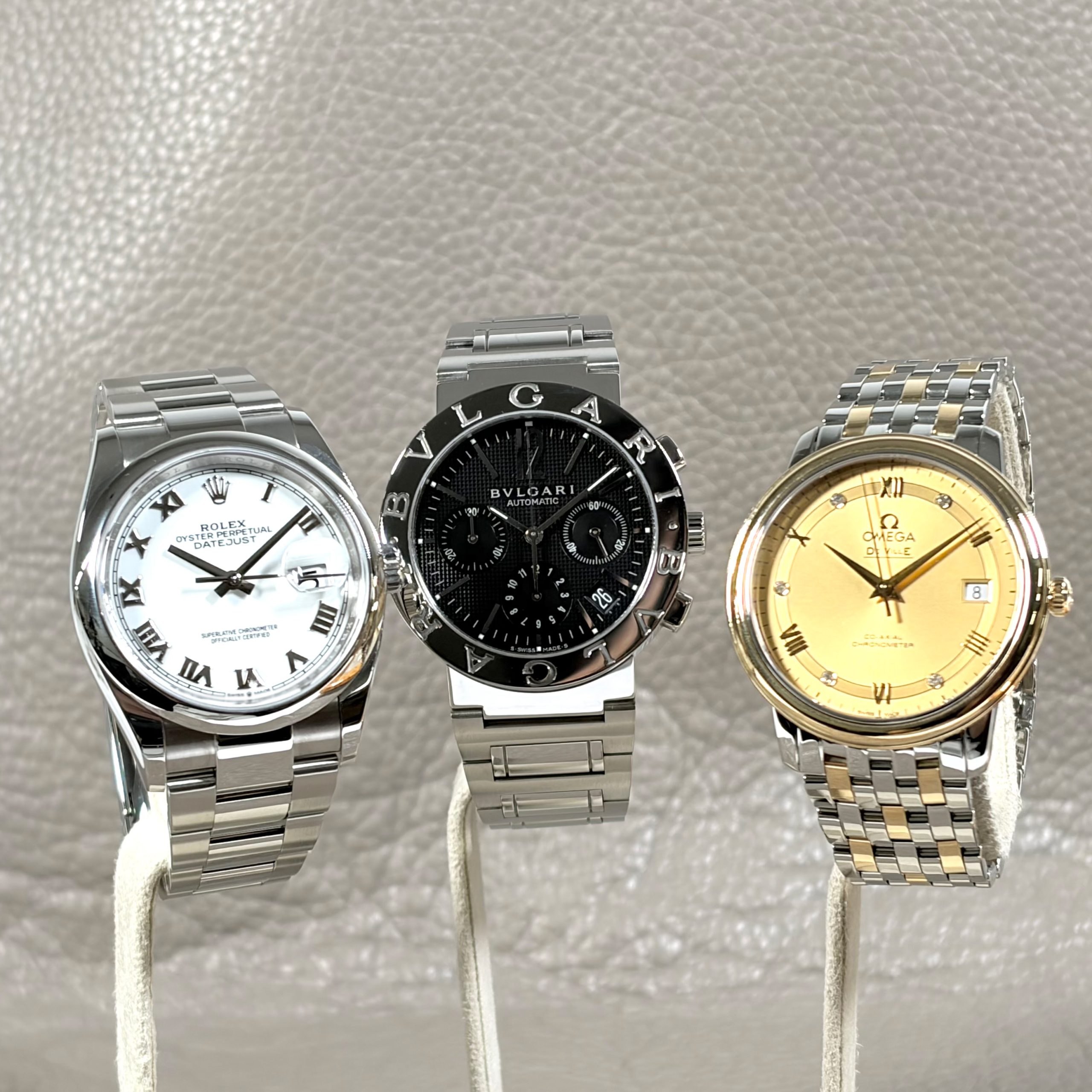 36mm～38mmの腕時計3選｜男女で楽しめるブルガリ・オメガ・ロレックス