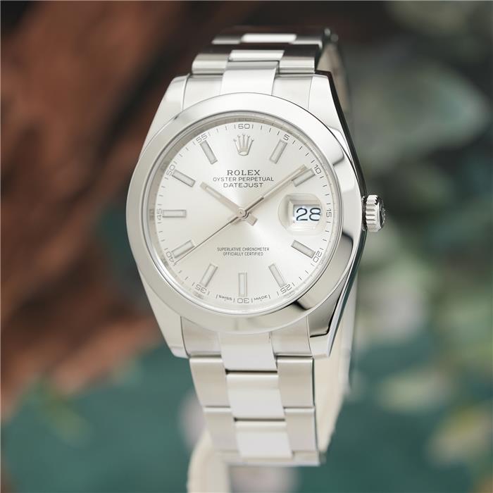 ROLEX ロレックス デイトジャスト 41 シルバー 126300 オイスターブレスレット