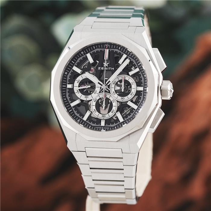 ZENITH ゼニス デファイ スカイライン クロノグラフ スケルトン 03.9500.3600/78.I001