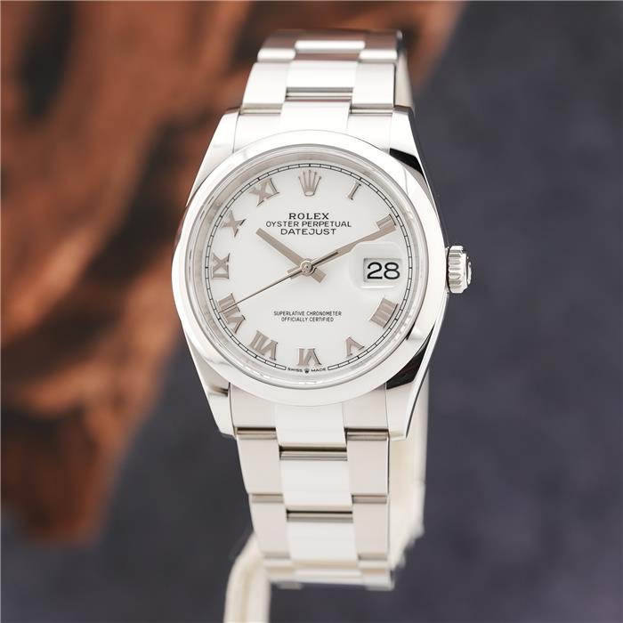 ROLEX ロレックス デイトジャスト 36 126200 ホワイトローマ オイスターブレスレット