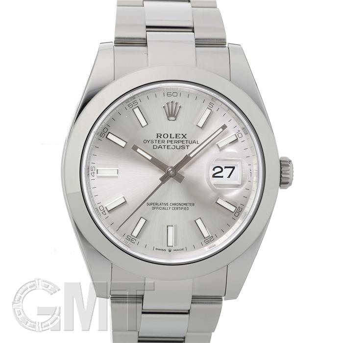 ROLEX ロレックス デイトジャスト 41 シルバー 126300 オイスターブレスレット