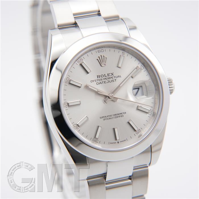 ROLEX ロレックス デイトジャスト 41 シルバー 126300 オイスターブレスレット