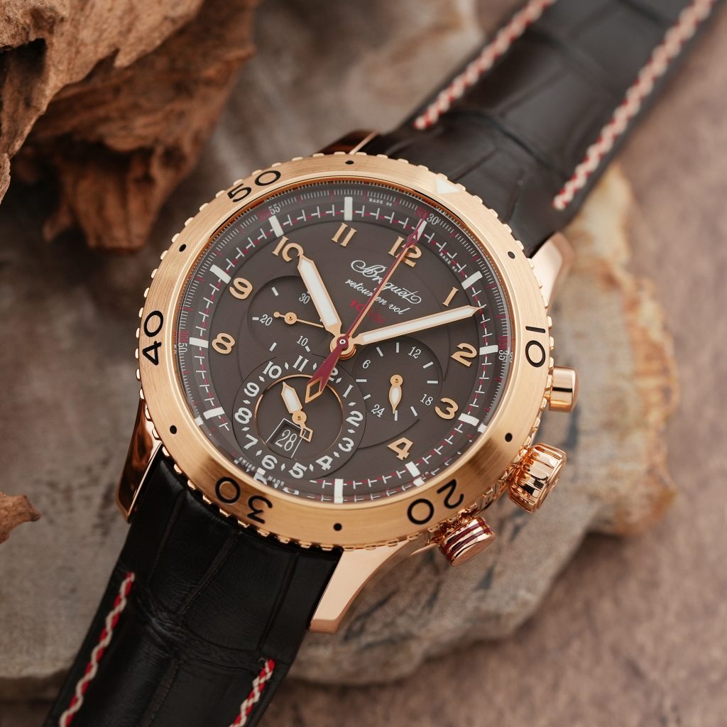BREGUET ブレゲ TYPE XXII タイプトゥエンティトゥー 3880BR/Z2/9XV ブラウン ローズゴールド