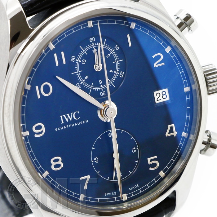 IWC ポルトギーゼ クロノグラフ クラシック IW390303 ブルー