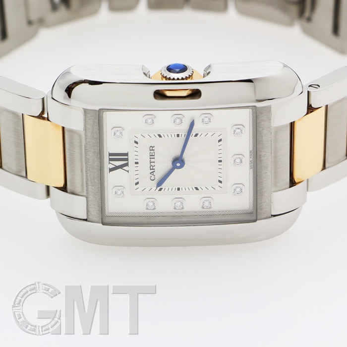 CARTIER タンク アングレーズ MM WT100032 12Pダイヤ