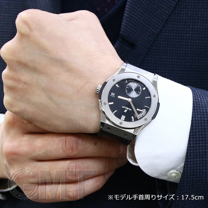 HUBLOT クラシック フュージョン パワーリザーブ8デイズ チタニウム 516.NX.1470.LR