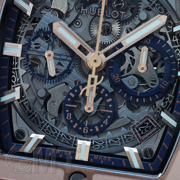 HUBLOT ウブロ スピリット オブ ビッグバン キングゴールド ブルー 42mm 641.OX.7180.LR