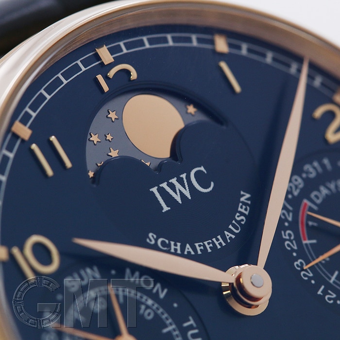 IWC ポルトギーゼ パーペチュアルカレンダー ブルー IW502220