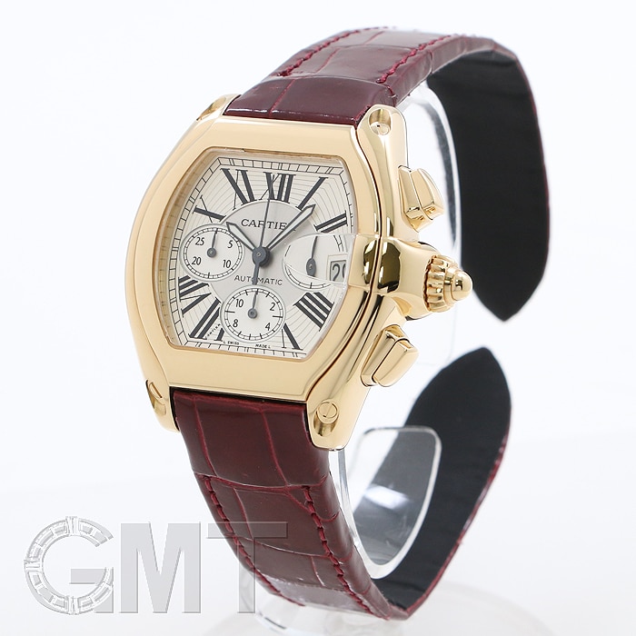 CARTIER カルティエ ロードスター クロノグラフ　W62021Y3 シルバー